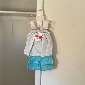 Kids Matching Set - Light Blue and White